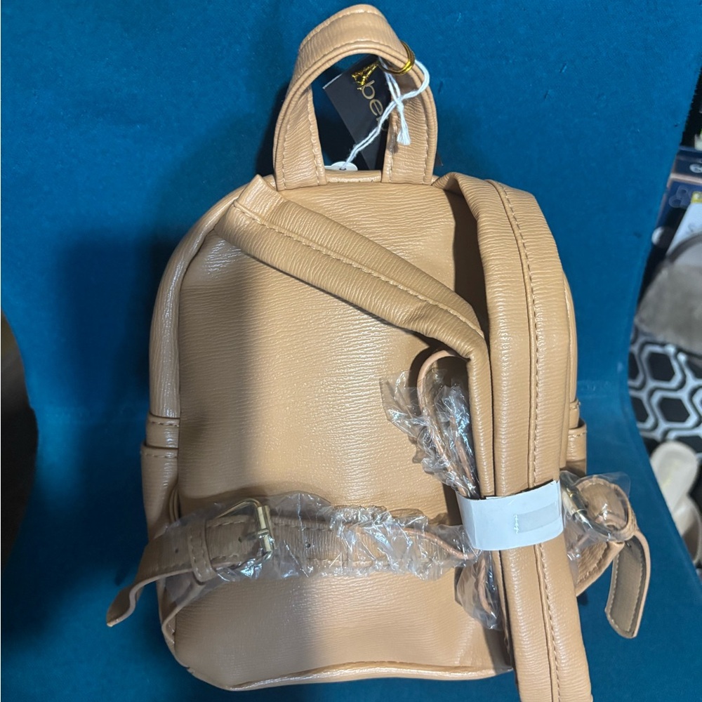 Bebe Tan Mini Backpack - Picture 3 of 3
